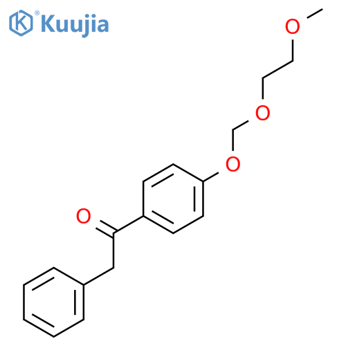 Ethanone, 1-[4-[(2-methoxyethoxy)methoxy]phenyl]-2-phenyl- structure
