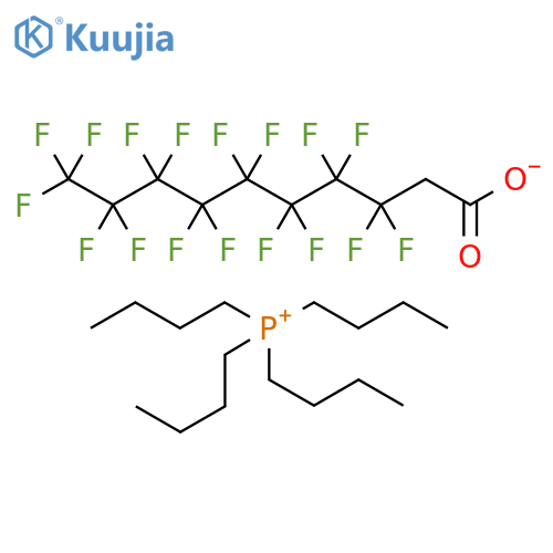 Tetrabutylphosphonium 2H,2H-Perfluorodecanoate structure