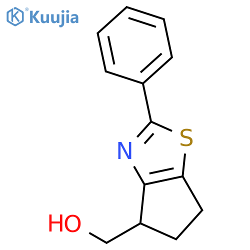 4H-CYCLOPENTATHIAZOLE-4-METHANOL, 5,6-DIHYDRO-2-PHENYL- structure