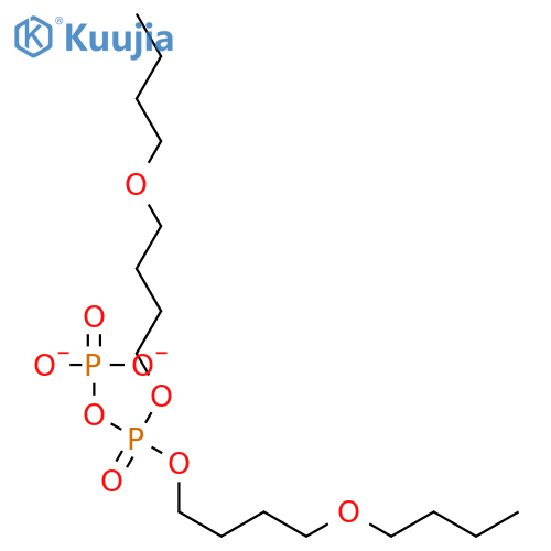 Diphosphoric acid, bis(4-butoxybutyl) ester structure