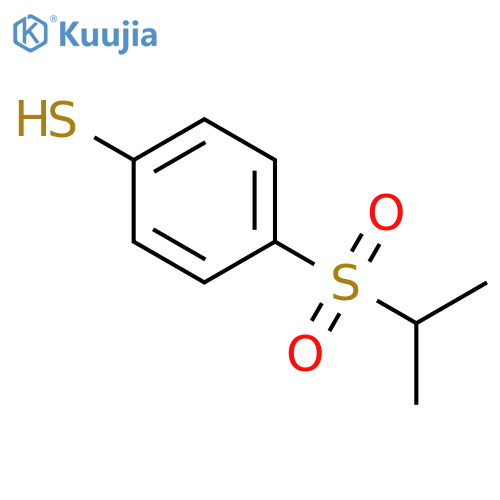 BENZENETHIOL, 4-[(1-METHYLETHYL)SULFONYL]- structure