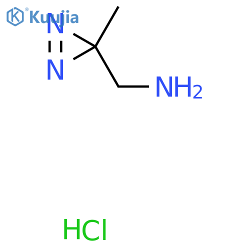 (3-Methyl-3H-diazirin-3-yl)methanamine hydrochloride structure
