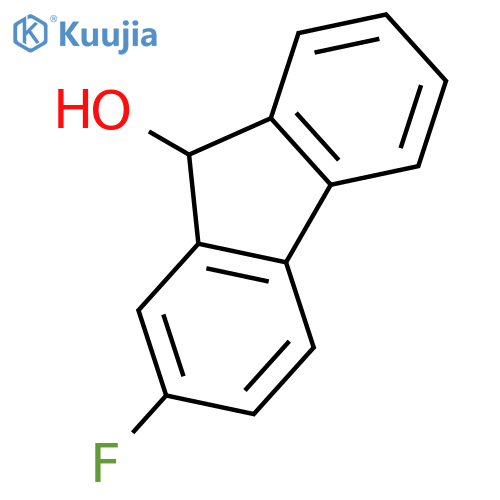 9H-Fluoren-9-ol, 2-fluoro-, (+)- structure