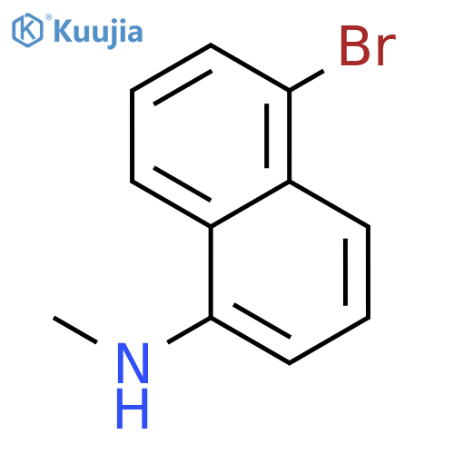 5-bromo-N-methylnaphthalen-1-amine structure
