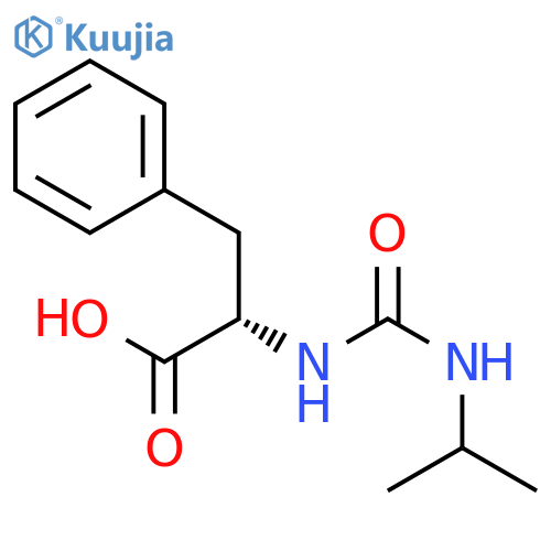 L-PHENYLALANINE, N-[[(1-METHYLETHYL)AMINO]CARBONYL]- structure