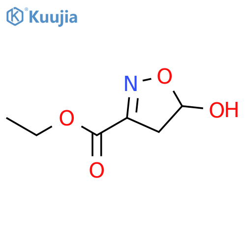 3-ISOXAZOLECARBOXYLIC ACID, 4,5-DIHYDRO-5-HYDROXY-, ETHYL ESTER structure