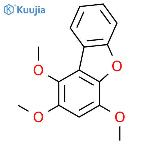 Dibenzofuran, 1,2,4-trimethoxy- structure