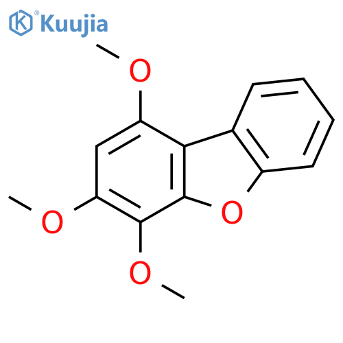 Dibenzofuran, 1,3,4-trimethoxy- structure