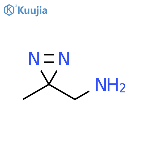 (3-methyl-3H-diazirin-3-yl)methanamine structure