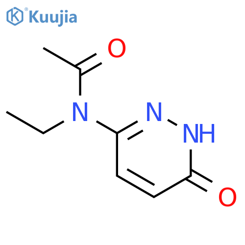 Acetamide, N-(1,6-dihydro-6-oxo-3-pyridazinyl)-N-ethyl- structure