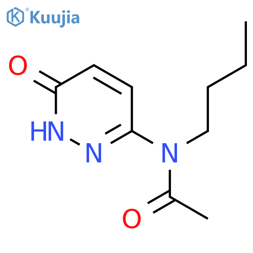 Acetamide, N-butyl-N-(1,6-dihydro-6-oxo-3-pyridazinyl)- structure