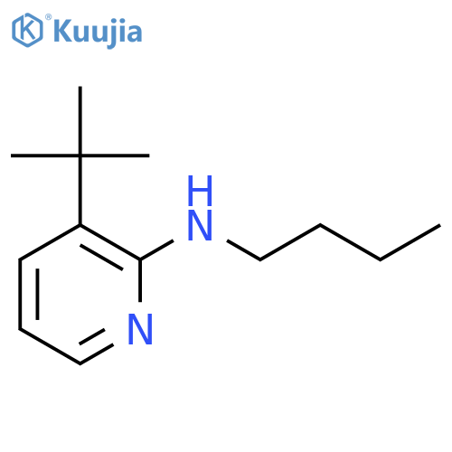 2-Pyridinamine, N-butyl-3-(1,1-dimethylethyl)- structure