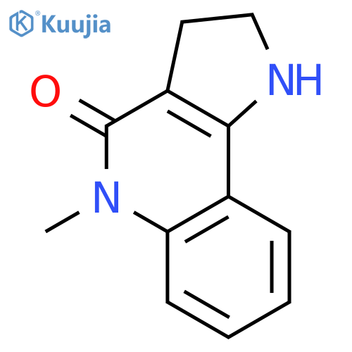 4H-Pyrrolo[3,2-c]quinolin-4-one, 1,2,3,5-tetrahydro-5-methyl- structure