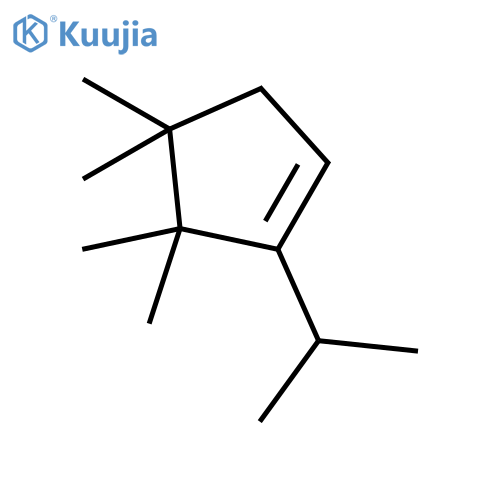 Cyclopentene, 4,4,5,5-tetramethyl-1-(1-methylethyl)- structure