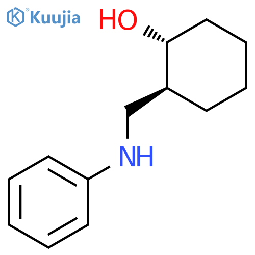 CYCLOHEXANOL, 2-[(PHENYLAMINO)METHYL]-, (1R,2S)- structure