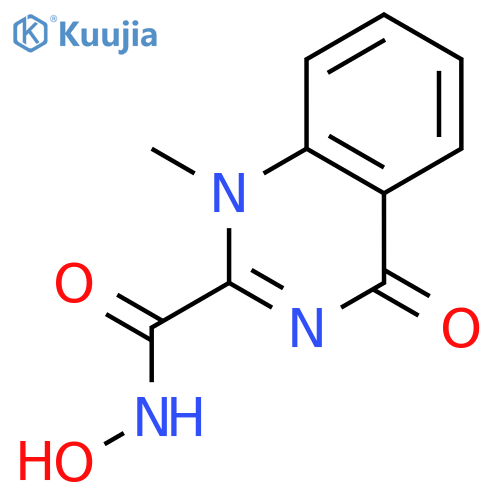 2-Quinazolinecarboxamide, 1,4-dihydro-N-hydroxy-1-methyl-4-oxo- structure