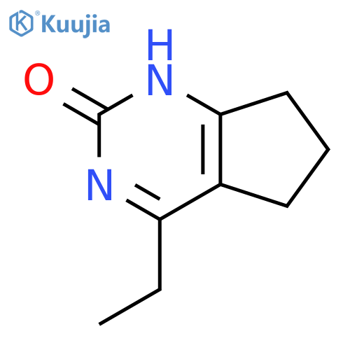 2H-CYCLOPENTAPYRIMIDIN-2-ONE, 4-ETHYL-1,5,6,7-TETRAHYDRO- structure