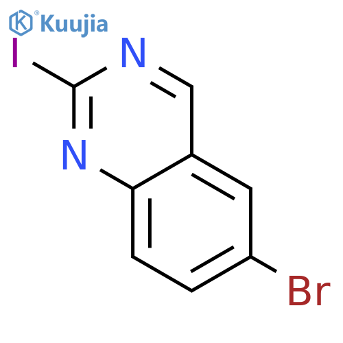 6-bromo-2-iodoquinazoline structure