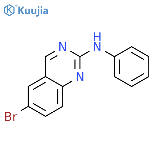 6-bromo-N-phenylquinazolin-2-amine structure
