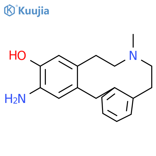 Dibenz[d,g]azecin-3-ol, 2-amino-5,6,7,8,9,14-hexahydro-7-methyl- structure