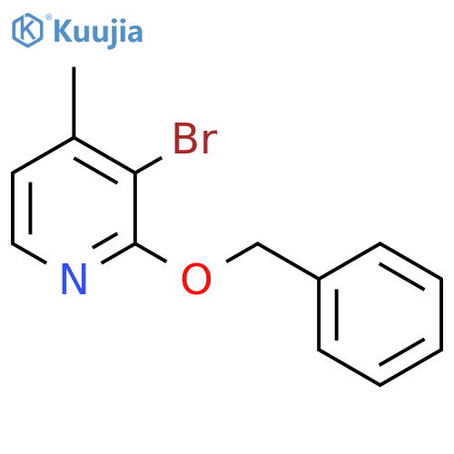 2-(benzyloxy)-3-broMo-4-Methylpyridine structure