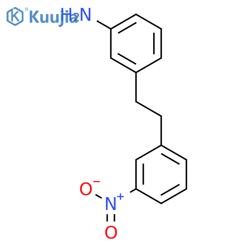 BENZENAMINE, 3-[2-(3-NITROPHENYL)ETHYL]- structure