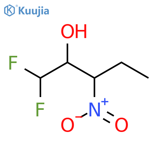 2-Pentanol, 1,1-difluoro-3-nitro- structure