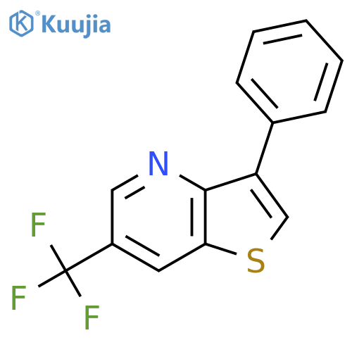 3-Phenyl-6-(trifluoromethyl)thieno[3,2-b]pyridine structure