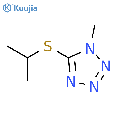 1H-Tetrazole, 1-methyl-5-[(1-methylethyl)thio]- structure