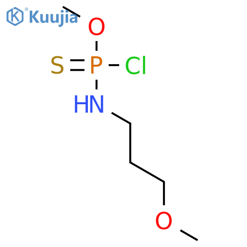 PHOSPHORAMIDOCHLORIDOTHIOIC ACID, (3-METHOXYPROPYL)-, O-METHYL ESTER structure