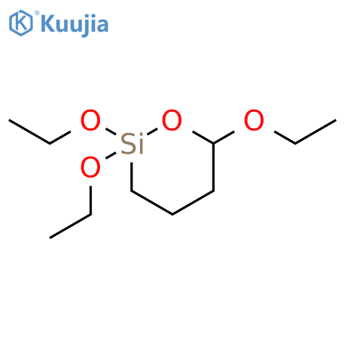 1-Oxa-2-silacyclohexane, 2,2,6-triethoxy- structure