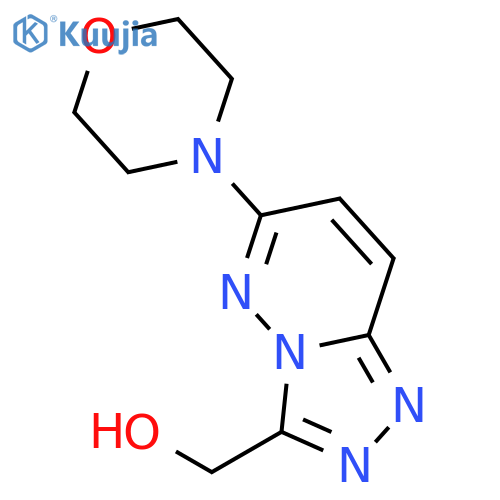 1,2,4-Triazolo[4,3-b]pyridazine-3-methanol, 6-(4-morpholinyl)- structure