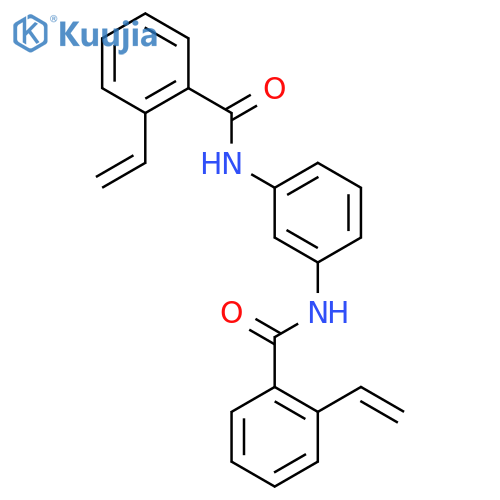 Benzamide, N,N'-1,3-phenylenebis[2-ethenyl- structure