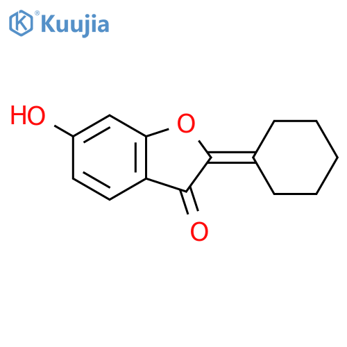 3(2H)-Benzofuranone, 2-cyclohexylidene-6-hydroxy- structure