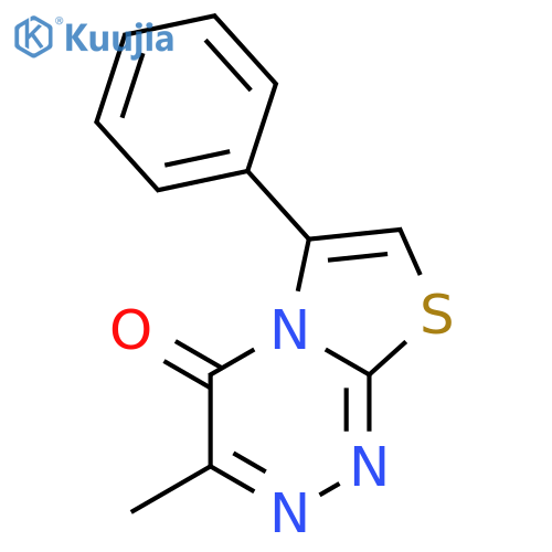 4H-Thiazolo[2,3-c][1,2,4]triazin-4-one, 3-methyl-6-phenyl- structure