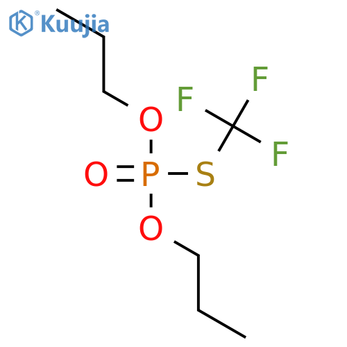 PHOSPHOROTHIOIC ACID, O,O-DIPROPYL S-(TRIFLUOROMETHYL) ESTER structure
