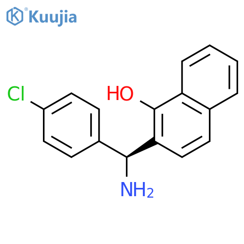 1-NAPHTHALENOL, 2-[(S)-AMINO(4-CHLOROPHENYL)METHYL]- structure