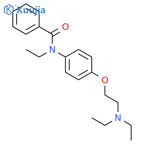 Benzamide, N-[4-[2-(diethylamino)ethoxy]phenyl]-N-ethyl- structure