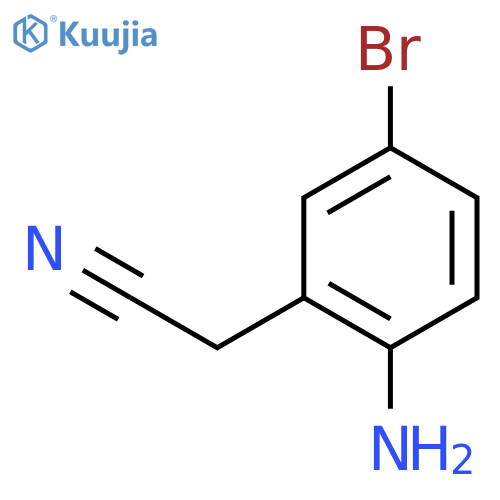 2-(2-Amino-5-bromophenyl)acetonitrile structure