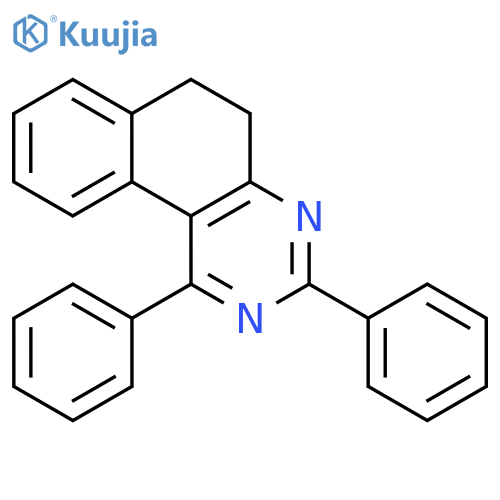 Benzo[f]quinazoline, 5,6-dihydro-1,3-diphenyl- structure