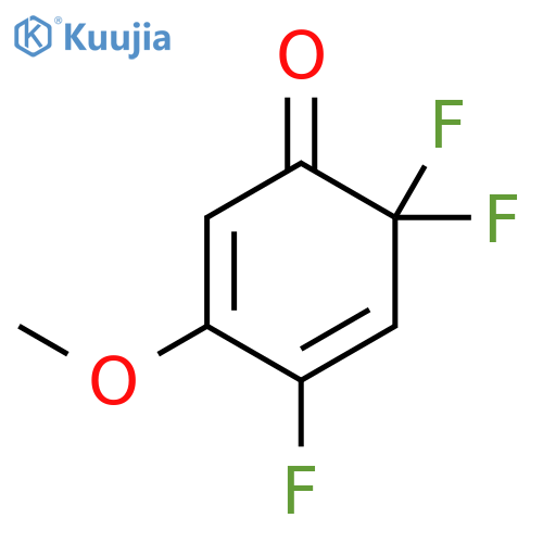 2,4-Cyclohexadien-1-one, 4,6,6-trifluoro-3-methoxy- structure
