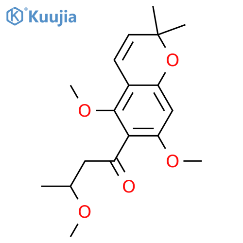 6-(3-Hydroxybutanoyl)-5,7-dimethoxy-2,2-dimethyl-2H-1-benzopyran; (R)-form, Me ether structure