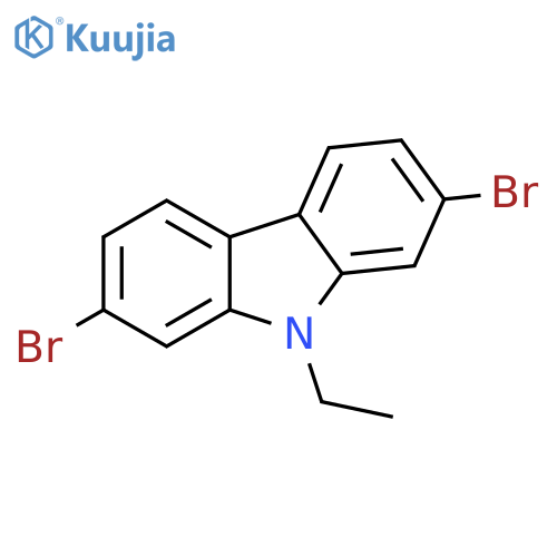 2,7-Dibromo-9-ethyl-9h-carbazole structure