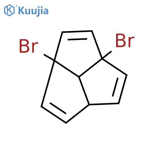 Cyclopenta[cd]pentalene, 2a,4a-dibromo-2a,4a,6a,6b-tetrahydro- structure