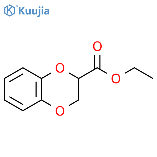 Ethyl (2S)-2,3-dihydro-1,4-benzodioxine-2-carboxylate structure