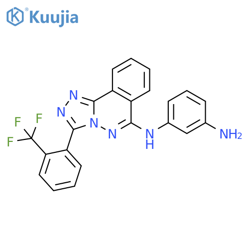 1,3-Benzenediamine,N-[3-[2-(trifluoromethyl)phenyl]-1,2,4-triazolo[3,4-a]phthalazin-6-yl]- structure