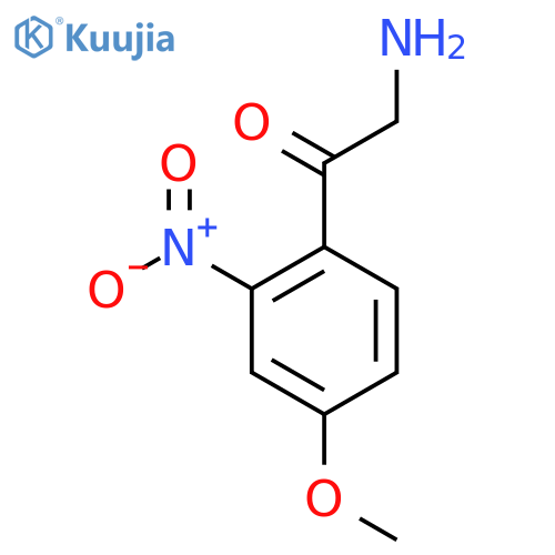 2-Amino-1-(4-methoxy-2-nitrophenyl)ethan-1-one structure