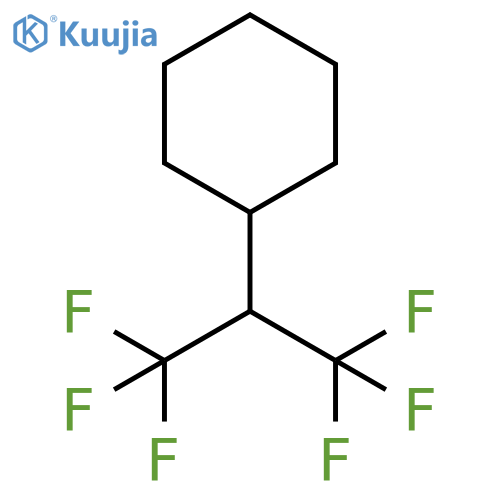 Cyclohexane, [2,2,2-trifluoro-1-(trifluoromethyl)ethyl]- structure