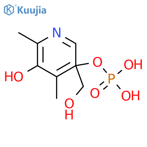 4-Deoxypyridoxine 5'-phosphate structure