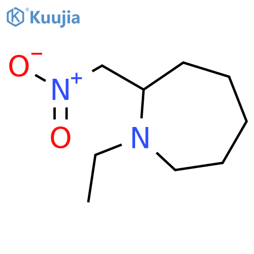 1H-Azepine, 1-ethylhexahydro-2-(nitromethyl)- structure